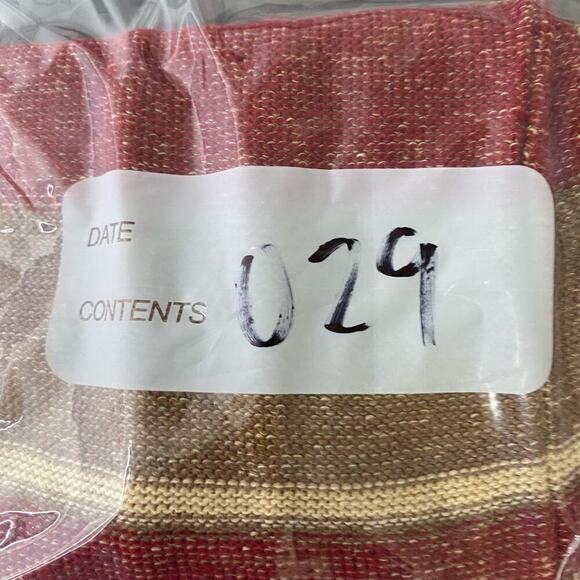 Lauren Ralph Lauren womens linen blend knit sweater tank striped keyhole back XL - Picture 5 of 6